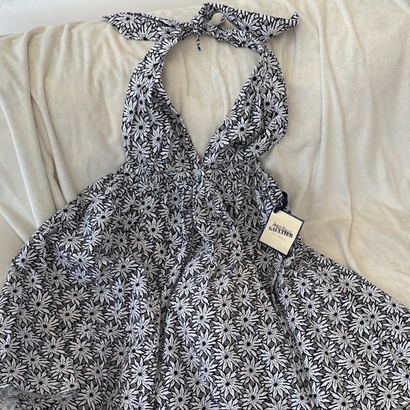 Jean Paul Gaultier Black and White Backless Dress - Picture 1 of 4